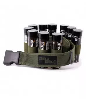 POCHETTE MOLLE PORTE 2 FUMIGENES ENOLA GAYE Noir - Paintball Connexion