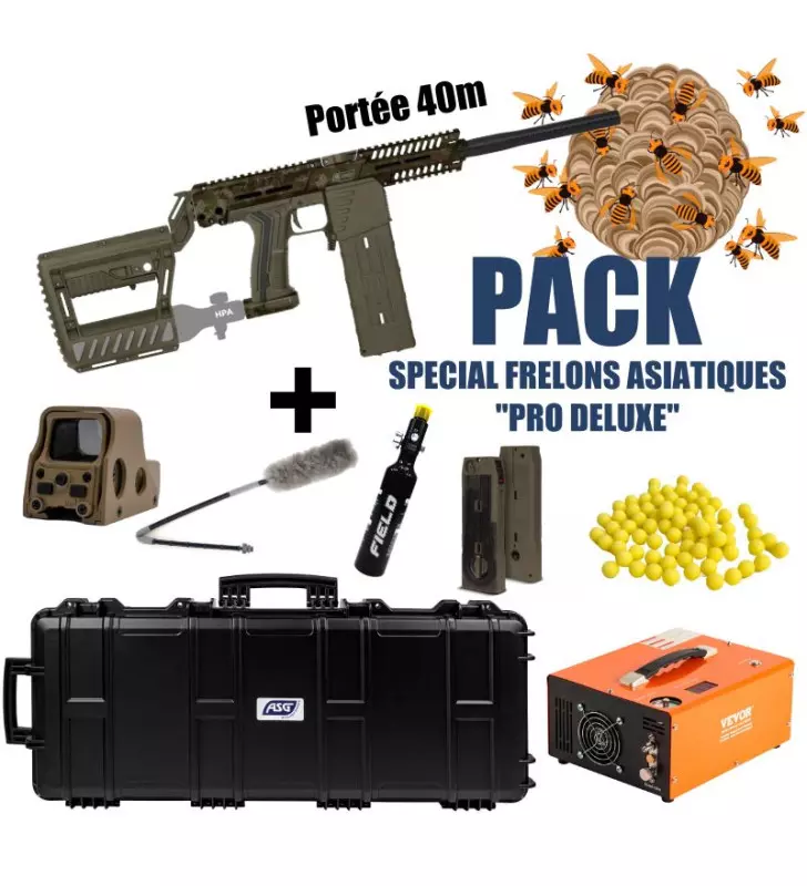 PACK LANCEUR SPECIAL FRELONS ASIATIQUES PRO DELUXE CAMO